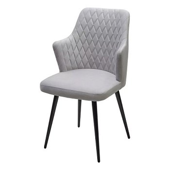 Стул мягкий бежевый велюровый (арт 33475) - Фото 2