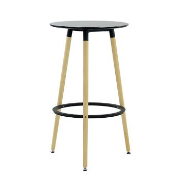 Стол барный дизайнерский круглый в стиле eames (арт 7119) - Фото 2