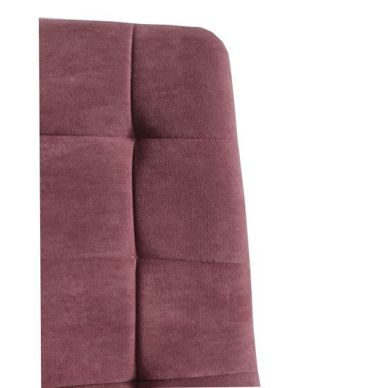 Стул полубарный с белыми ножками мягкий красный (арт 23925) Фото 2