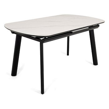 Стол керамический белый современный (арт 28784) - Фото 2