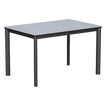 Стол обеденный из керамогранита серый (арт 32329) - Фото 2