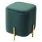 Пуфик с мягкой обивкой зеленый (арт 16752)