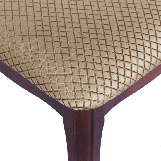 Банкетка деревянная с мягкой обивкой классика (арт 9724) Фото 2