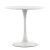 Стол дизайнерский круглый белый на одной ножке tulip (арт 2108)