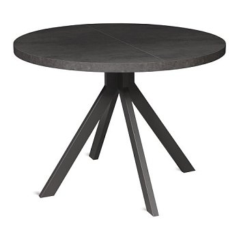 Кухонный стол круглый на одной ножке D-100(+35) см (арт 11699) - Фото 2