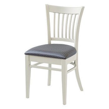 Стул для кухни деревянный мягкий синий классический (арт 10169) - Фото 2