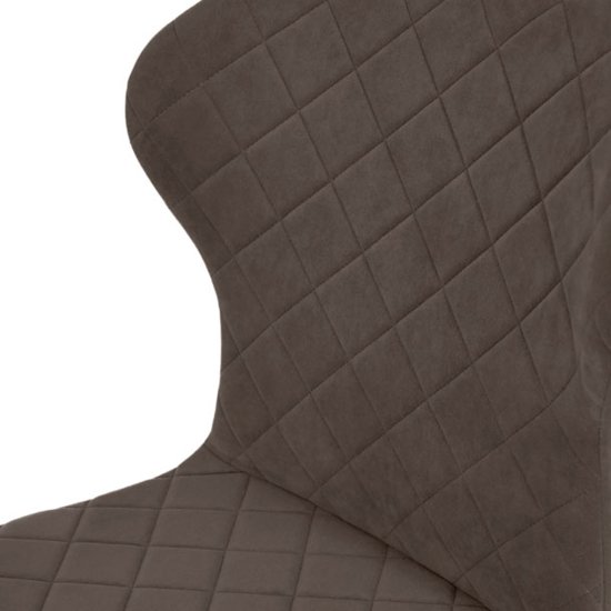 Стул барный на металлокаркасе мягкий велюровый (арт 34157) Фото 7