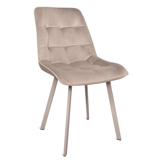 Стул металлический из бархата (арт 29157) Фото 1