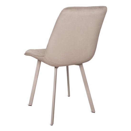 Стул металлический из бархата (арт 29157) Фото 2