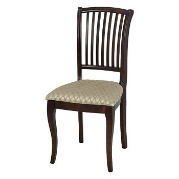 Стул деревянный мягкий коричневый классика (арт 18022) - Фото 2