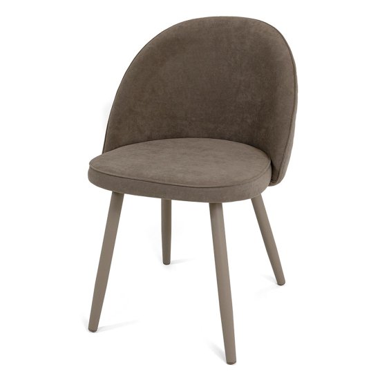 Стул мягкий бежевый велюровый (арт 21133) Фото 4