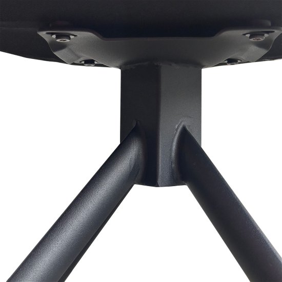 Стул на металлокаркасе мягкий с подлокотниками белый (арт 35003) Фото 5