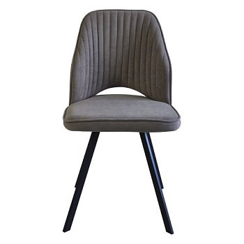 Стул на металлокаркасе с мягким сидением из велюра (арт 30746) - Фото 2