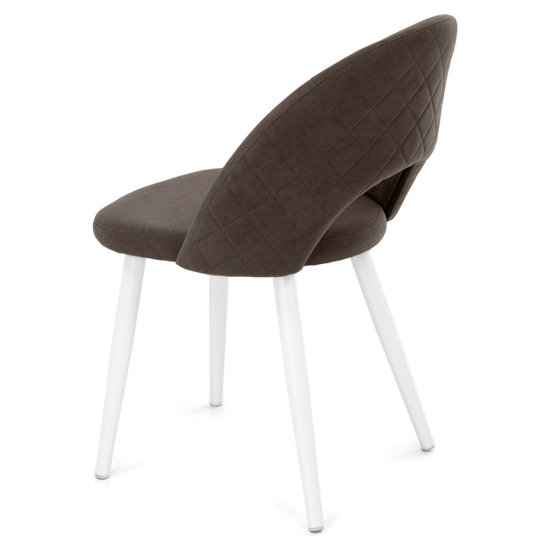 Стул кухонный мягкий бежевый из велюра (арт 21644) Фото 8