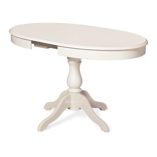 Обеденный стол раздвижной деревянный кремовый классический (арт 5179) Фото 3