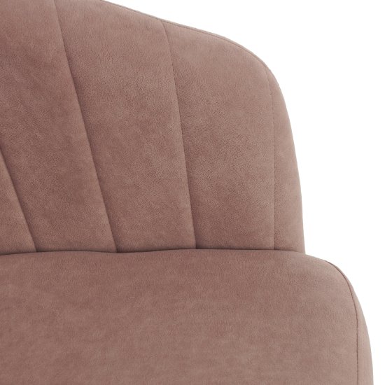 Полубарный стул с мягким сидением розовый современный (арт 27964) Фото 5