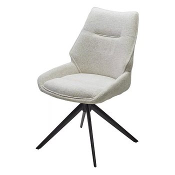 Стул кухонный на металлическом каркасе мягкий бежевый (арт 33811) - Фото 2