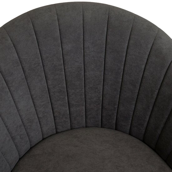 Стул на металлокаркасе мягкий коричневый из велюра (арт 23324) Фото 7