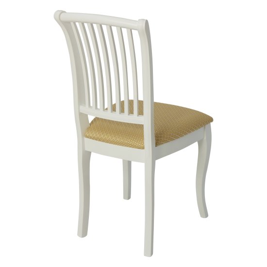 Стул деревянный мягкий бежевый классический (арт 31316) Фото 2