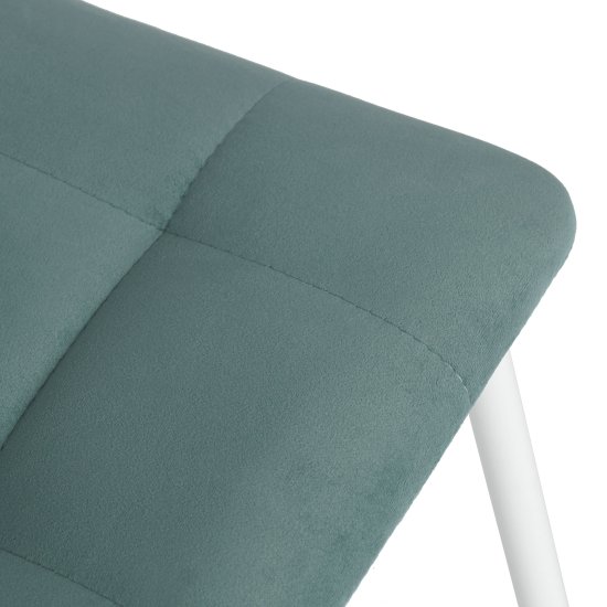 Стул обеденный на металлокаркасе мягкий зеленый (арт 7419) Фото 3