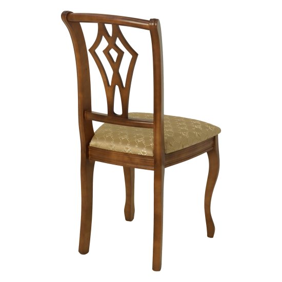 Стул деревянный бежевый классика (арт 18028) Фото 2