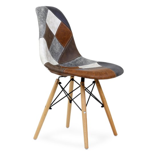 Стул с мягким сидением patchwork (арт 32120) Фото 1