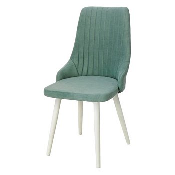 Стул кухонный мятный из велюра (арт 22847) - Фото 2