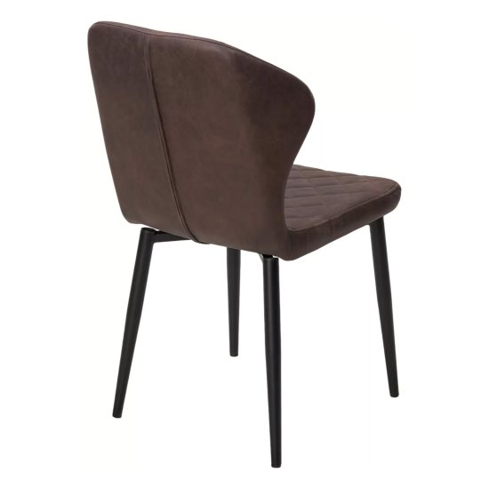 Стул кухонный с мягкой обивкой коричневый (арт 34115) Фото 2