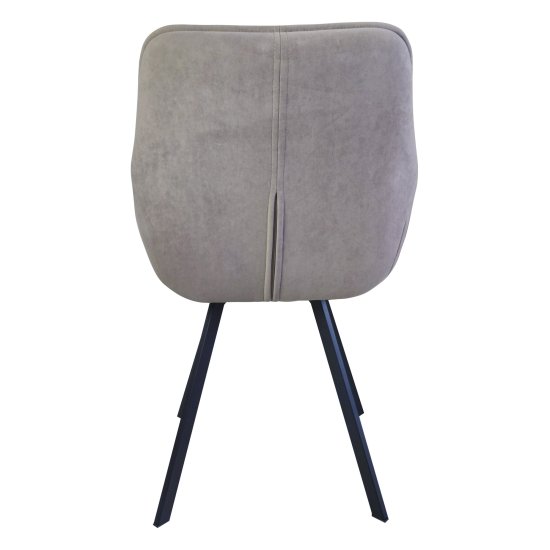 Стул-кресло с подлокотниками из велюра (арт 32750) Фото 2