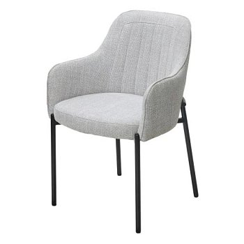 Стул на металлическом каркасе мягкий с подлокотниками (арт 33606) - Фото 2