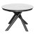 Стол круглый с керамическим покрытием белый (арт 32701)