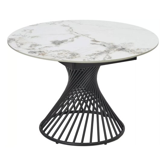 Стол обеденный раскладной со столешницей из керамики (арт 33358) Фото 3