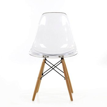 Стул дизайнерский деревянный прозрачный eames (арт 2329) - Фото 2
