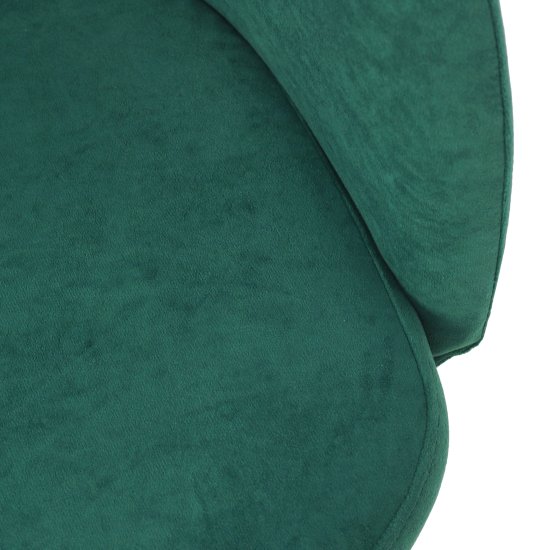 Барный стул на металлокаркасе зеленый велюровый (арт 31084) Фото 3