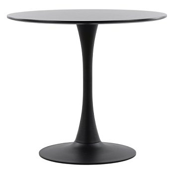 Обеденный стол дизайнерский круглый черный tulip (арт 11443) - Фото 2