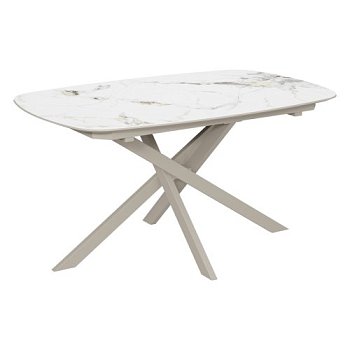 Стол раскладной со столешницей из керамики 140 см (арт 34283) - Фото 2