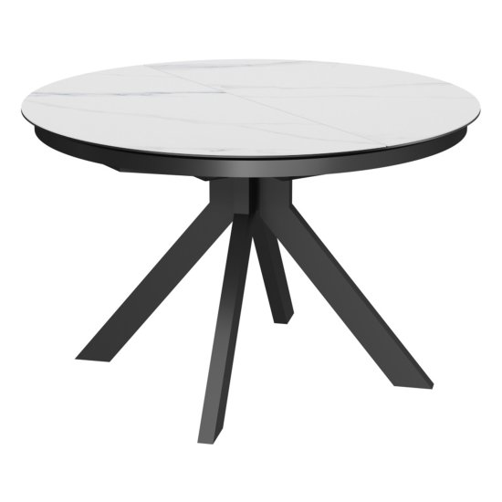 Стол раскладной круглый керамический (арт 32693) Фото 1