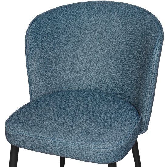 Стул мягкий синий современный (арт 33863) Фото 3