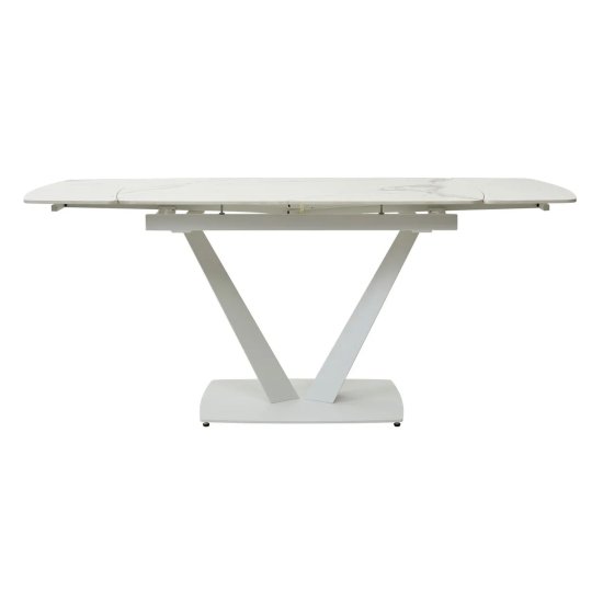 Стол с керамической столешницей на одной ноге (арт 30771) Фото 3