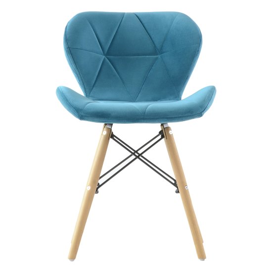 Стул для кухни мягкий голубой eames (арт 12195) Фото 2