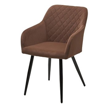 Полукресло металлическое мягкое с подлокотниками (арт 31104) - Фото 2