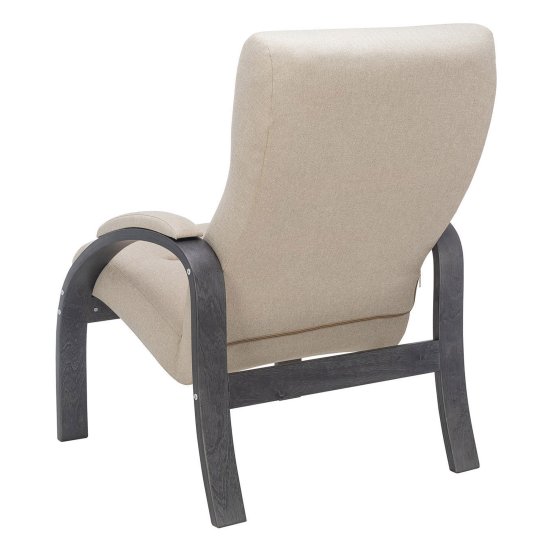 Кресло с мягким сидением с подлокотниками кремовое (арт 9581) Фото 3