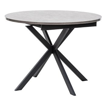 Стол кухонный раскладной круглый на одной ножке (арт 15696) - Фото 2