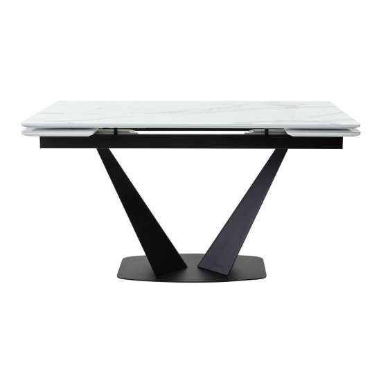 Стол белый на одной ножке 140 см (арт 14810) Фото 2