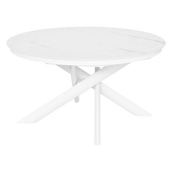 Стол раскладной керамический на одной ножке (арт 35120) - Фото 2