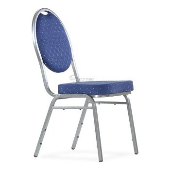 Стул металлический мягкий синий (арт 31308) - Фото 2