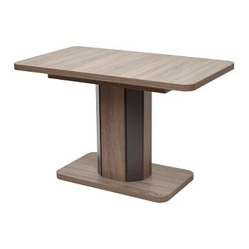 Стол обеденный раздвижной прямоугольный на одной ноге современный (арт 6826) - Фото 2