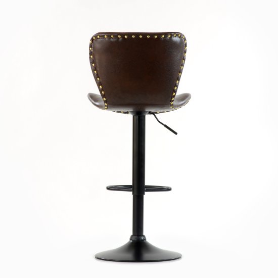 Барный стул на металлокаркасе мягкий регулируемый (арт 6541) Фото 2