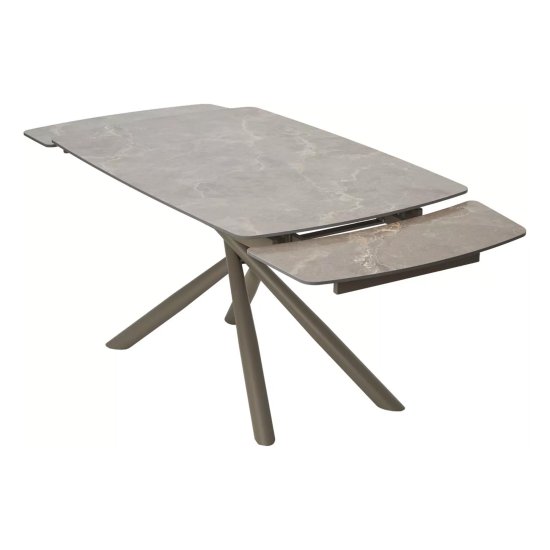 Стол обеденный раскладной из керамогранита 140 см (арт 33381) Фото 10