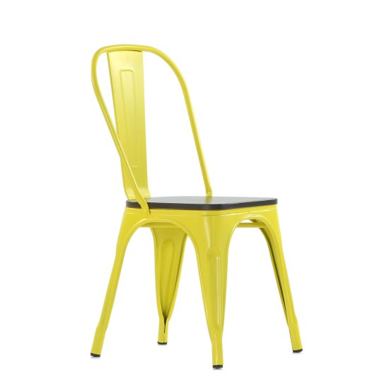 Стул дизайнерский желтый tolix (арт 6760) Фото 12